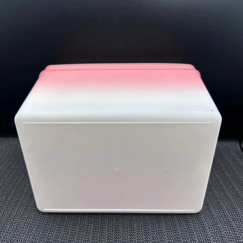 Isaac Jacobs Set of 2 Pink Ombre Storage Bins PB39-L2CG Plastic Organizers